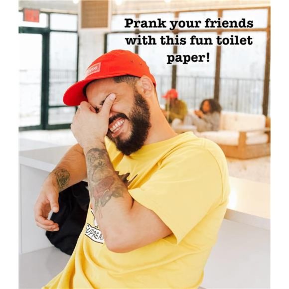 240-Sheet Gag Joke Money Toilet‎ Paper, 100 Dollar Bill, 1 Roll - Picture 6 of 7